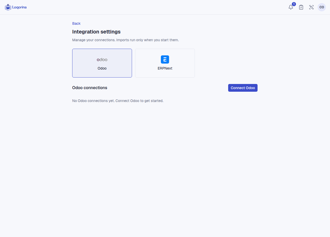 Connessioni Odoo ed ERPNext